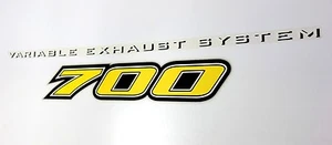 Polaris Right Hand "VES 700" Decal Yellow Black White 2003 EDGE RMK SKS 700 - Picture 1 of 2