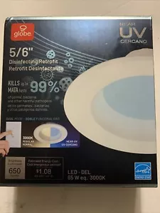 UV 5/6” 3000k Disinfecting Dimmable Integrated LED Retrofit Dual Mode Near-UV - Picture 1 of 5