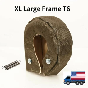 Titanium Racing Turbo Charger Cover Turbo Heat Shield Blanket Fit For T6 T78 T88 - Picture 1 of 6