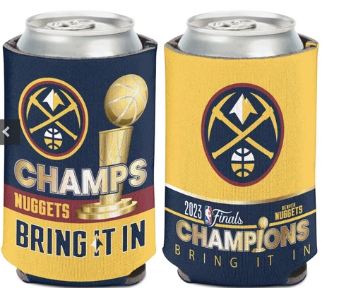 DENVER NUGGETS 2023 NBA FINALS CHAMPION 1 PIECE CAN COOLER Cover