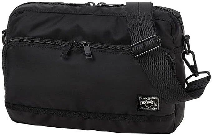 Yoshida Bag PORTER FLASH SHOULDER BAG Black 689-05949 MADE IN JAPAN