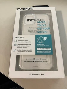 Custodia doppio strato Incipio DualPro per Apple iPhone 11 Pro 5,8" trasparente nuova spedizione gratuita - Foto 1 di 1