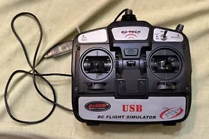 Dynam RC Tech USB RC Flight Simulator Flight Controller Transmitter Only Works - Picture 1 of 5