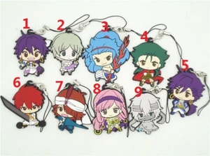 Magi: Sinbad no Bouken / Adventure of Sinbad Anime Rubber Strap Keychain KeyRing - Picture 1 of 4