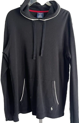 Polo Ralph Lauren Sudadera Térmica para Mujer Mediana Azul Marino Tejido Waffle Algodón Poni Foto 1 de 4