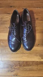 Derby J Crew Ludlow da uomo in pelle marrone con cappuccio da banco USA 11,5 - Foto 1 di 21