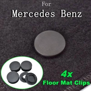 4x For Mercedes Benz Car Floor Mat Clips Fixing Grips Holders Carpet Retainers - Picture 1 of 6