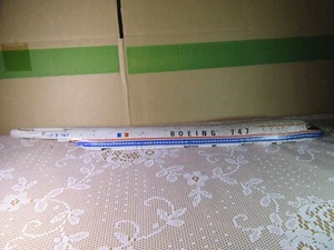 878Z Joustra France Carlingue Tôle de Boeing 747 F-B-747 Avion Jumbo Jet - Imagen 1 de 19
