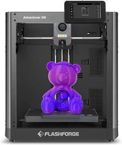 FLASHFORGE Adventurer 5M 3D Printers with 600mm/s Ultra Speed Core XY Structure - Picture 1 of 7