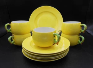 Tazas y platos vintage con mango de loro Okwan China - 11 piezas - Imagen 1 de 7