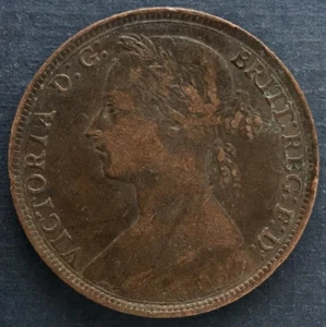 ๐ฌ๐ง  United Kingdom 1894 1 Penny - Victoria 2nd portrait; 2nd type COIN ๐ฌ๐ง - Picture 1 of 2