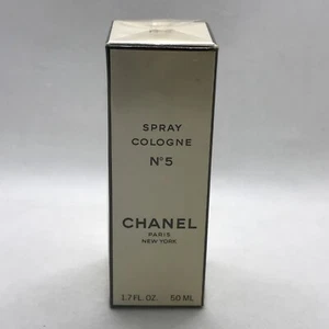 FAB! VTG Chanel N°5 Cologne Spray 1.7fl.oz/50ml Factory Sealed! Pre-Barcode - Picture 1 of 7