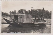 RIVARONE ALESSANDRIA TRAGHETTO SUL TANARO 1937 SUPER !