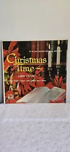 LARRY CATON CHRISTMAS TIME HLP0109 VINYL RECORD ORGAN CONSOLE CHIMES & CELESTE - Imagen 1 de 13