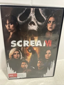 Scream VI 6 (DVD, 2023) Region 4 Jenna Ortega Melissa Barrera Fast Post - Picture 1 of 3