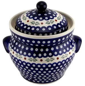 Polish Pottery Fermenting Pickling Crock Pot 4.75 Qt. by Zaklady Boleslawiec - Picture 1 of 5