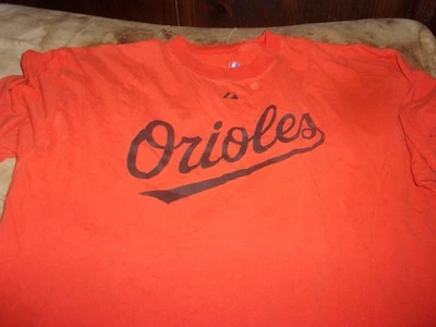 Camiseta Majestic assinada por Brian Roberts Baltimore Orioles 2XL - Imagem 1 de 3
