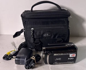 BLACK JVC Everio GZ-MG670BU 80GB HDD Digital Camcorder + Bag TESTED - Picture 1 of 7