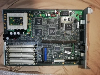Compaq Deskpro motherboard (S7 and S8), with psu, floppy drive and case - Image 1 of 4