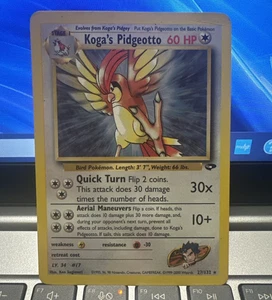 Koga's Pidgeotto 27/132 Gym Challenge Pokemon Karte Non-Holo - Bild 1 von 3