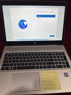 Notebook HP ProBook 450 G6 15.6" Touch i5-8265U 8GB RAM 256GB SSD Win 11 Pro - Imagem 1 de 4