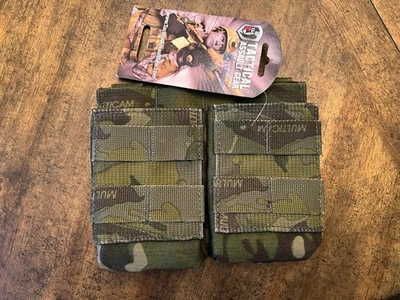 Equipo de Asalto Táctico Doble M4 Mag Bolsa *MULTICAM TROPICAL NUEVO FORRADO KYDEX* Foto 1 de 3