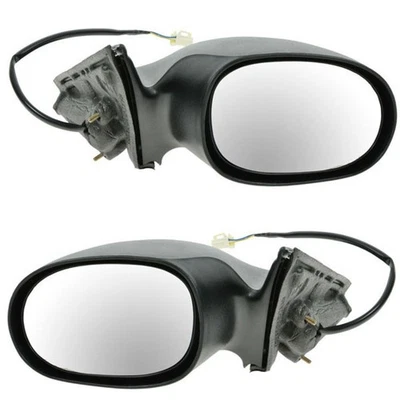 JUEGO PAR de espejos retrovisores eléctricos sin calefacción negros para sedán Stratus/Sebring 01-06 Foto 1 de 4