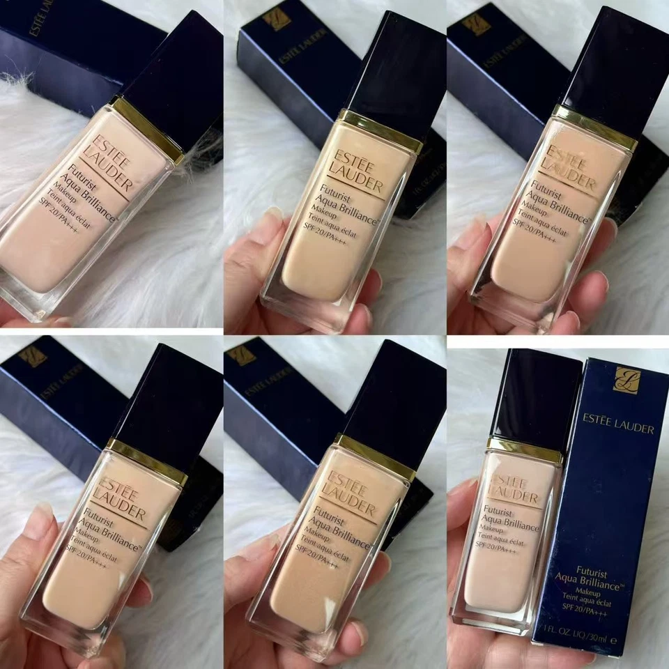 New Boxed Estee Lauder Futurist Aqua Brilliance Makeup SPF20~Rare~Choose Color - Image 1 of 1