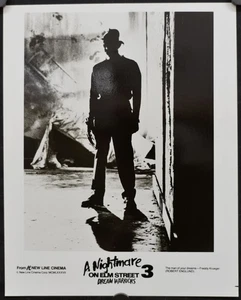 NIGHTMARE On ELM STREET 3 DREAM WARRIORS 1987 (4) 8X10 B&W PRESS MOVIE STILLS - Picture 1 of 2