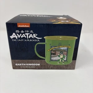 Avatar The Last Airbender Earth Kingdom 12 oz Metall Metallic Becher Nickelodeon - Bild 1 von 4
