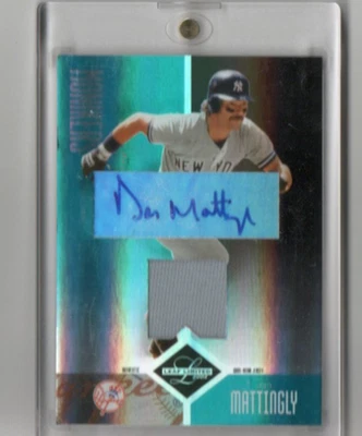 /50 2004 Leaf Limited - Monikers Emerald Don Mattingly #208 (AU) - Casi nuevo Foto 1 de 2