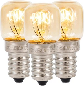Klass Home (3 Pack) Salt Lamp Bulb | Oven Bulb | Fridge Bulb | Small Screw E14 - Picture 1 of 7