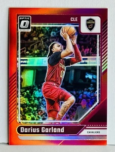 2024-25 Optic TRUE RED Holo /99 - Darius Garland COLOR MATCH SP #42 Cavs - Picture 1 of 2