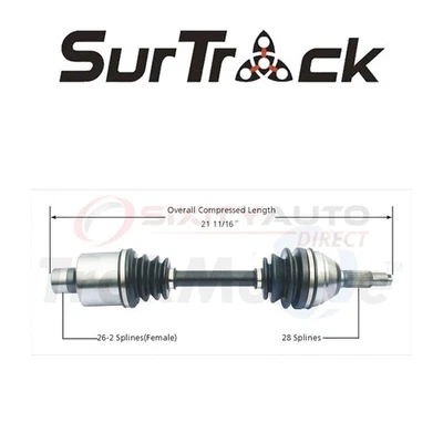 SurTrack CV Axle Shaft for 2004-2006 Chevrolet Epica 2.5L L6 - Constant qe — 第 1/4 张图片