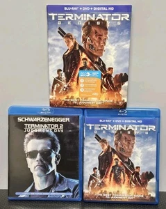 Terminator 2 Judgment Day And Terminator Genisys Bluray - Picture 1 of 6