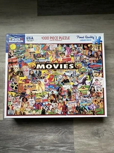 White Mountain Jigsaw Puzzle "Movies" 1000 pieces - Picture 1 of 3
