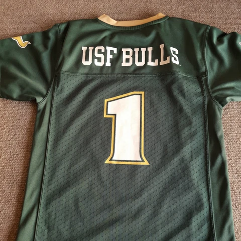 USF Bulls Jersey  Youth M 8/10  South Florida University NCAA Football teen Cover
