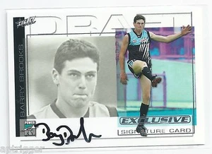 2002 Select Exclusive Draft Pick Signature (DS15) Barry BROOKS Port Adelaide - Picture 1 of 1