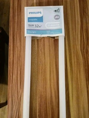 Philips Instantfit  13w Led Replaces 32w U-Bent T8 4ZJ0 Model #9290020295 2 Pack - Image 1 of 3