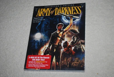 Army of Darkness - OOP Scream Factory 3-Disc Slip Cover Blu - Bruce Campbell - Image 1 of 4