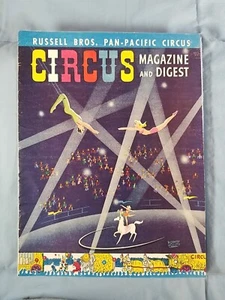 Vintage 1940s RUSSELL BROS PAN-PACIFIC Circus PROGRAM Magazine Digest - Picture 1 of 4