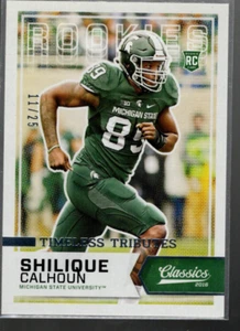 A0711- 2016 Classics Timeless Tributes Silver #241 Shilique Calhoun /25 - NM-MT - Picture 1 of 2