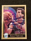 Kelly Tripucka 35 Signed Autograph 1990 91 Skybox Basketball Trading Card
