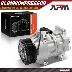 Compresor de aire acondicionado 5SE09C con sensor para MINI Mini R50 R53 One D 1.4L 2003-2006 - Imagen 1 de 8