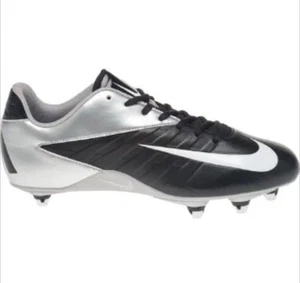 New Mens Nike Size 15 Vapor Strike D 3 Low Black/Silver Football Cleats it/196 - Picture 1 of 6
