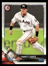 2018 Bowman #74 Garrett Cooper Rookie Miami Marlins