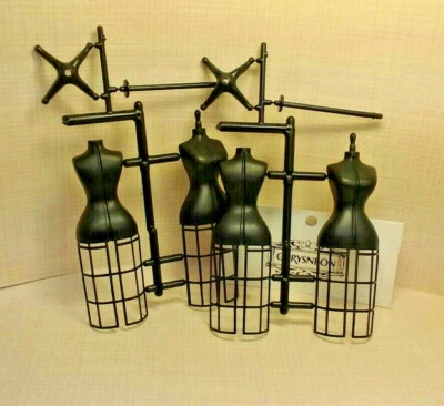 Dollhouse Miniature Chrysnbon Dress Form - Mannequin Kit set of 2 1:12 scale