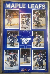 TORONTO MAPLE LEAFS 1988 20" x 16" Poster/Clark-Damphousse-Wregget & More - Picture 1 of 1