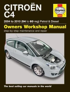Citroen C4 2004-2010 gasolina y diésel Haynes manual de taller - Imagen 1 de 5
