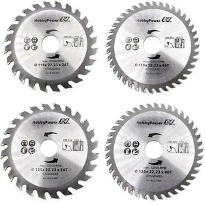 Holzkreissägeblatt Kreissägeblatt Sägeblatt f. Holz 115 125 mm x 22,2mm 40 Zähne